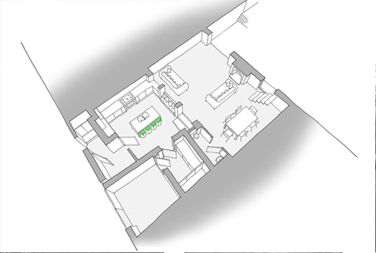 doma architects old bakery harrogate house extension-plan 1